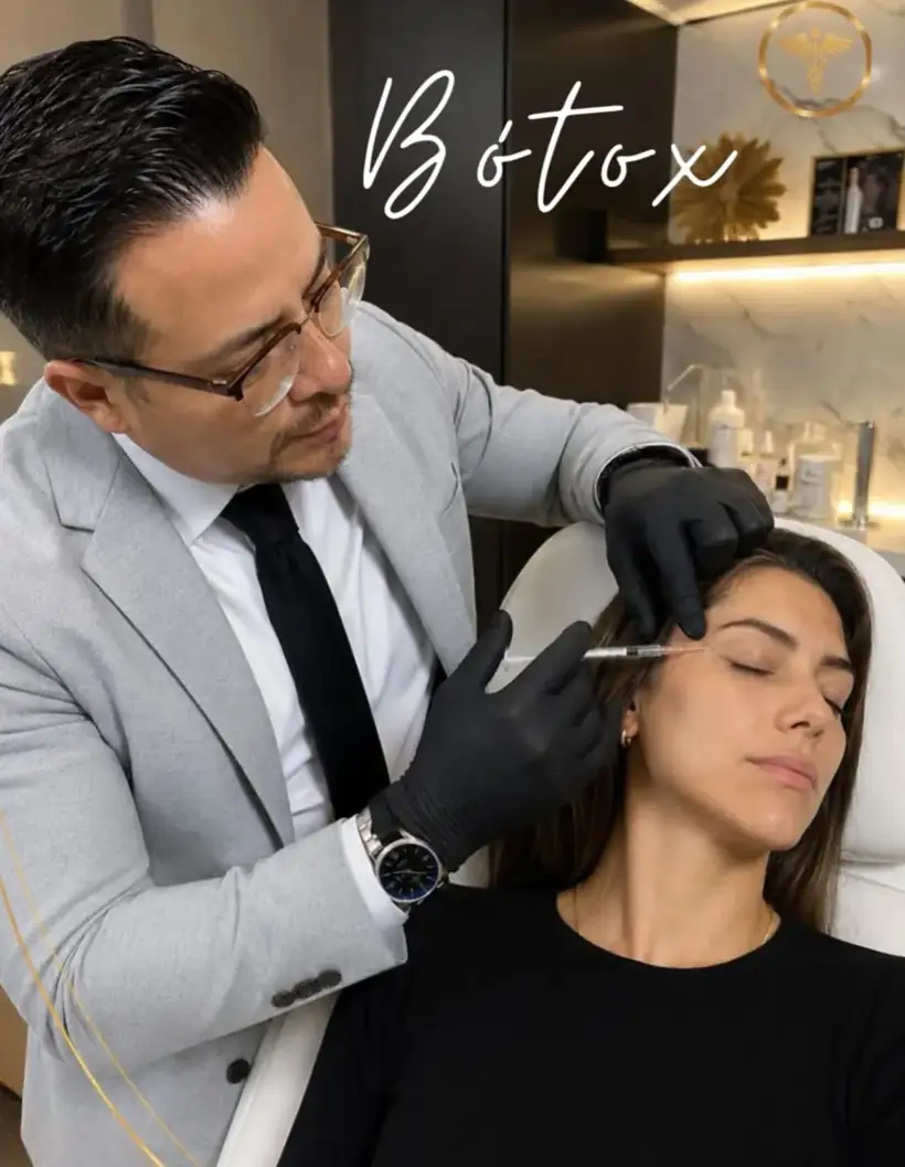 Aplicación de toxina botulínica