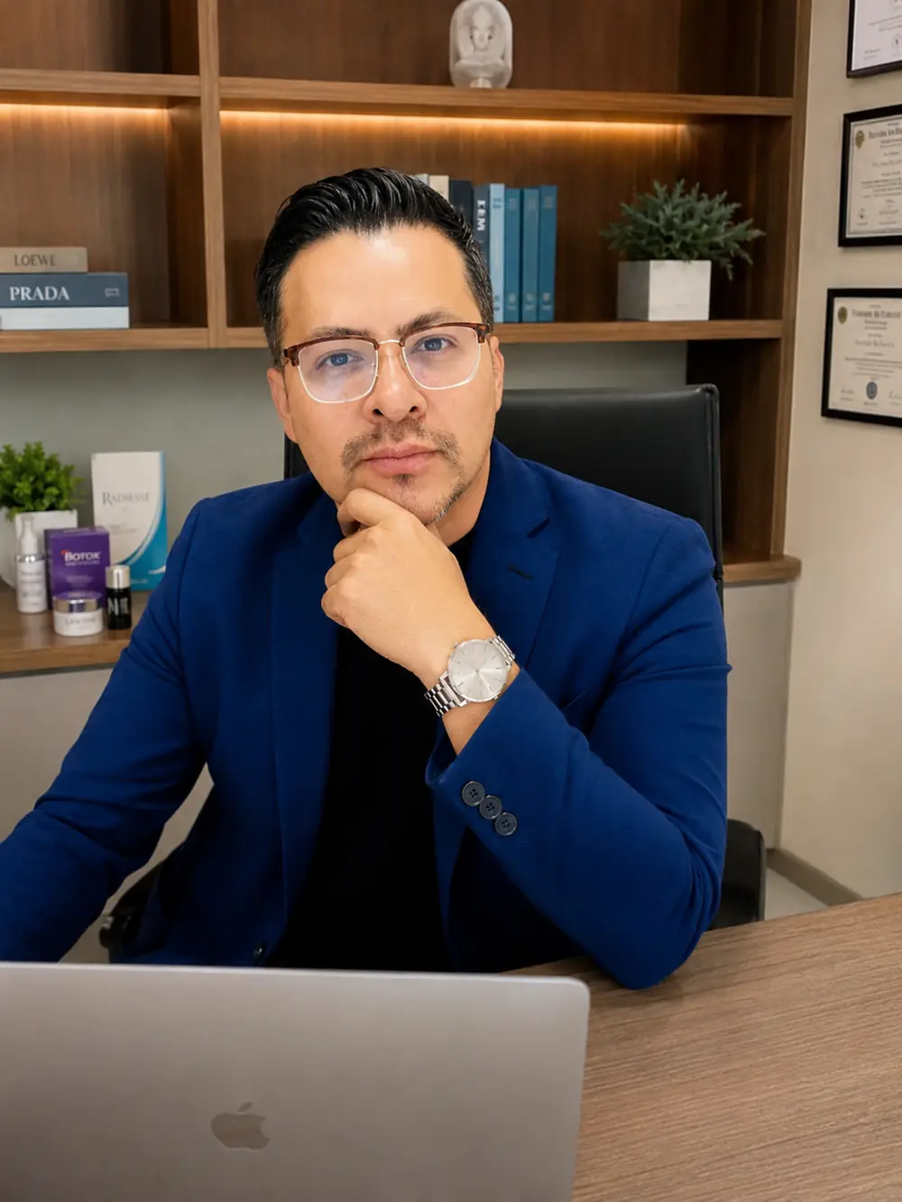 El doctor en su consultorio